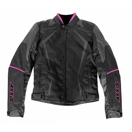 Chaqueta Axxis Ax Jr9 Negro Rosa