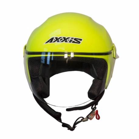 Casco AXXIS jet Sport City Solid Amarillo