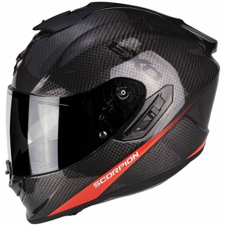 Scorpion Exo 1400 Air Carbon Pure Black Red