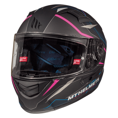 Casco Mt Fibra Kre Sv Intrepid Black Pink