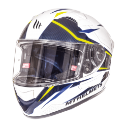 Casco Mt Fibra Kre Sv Intrepid White Yellow