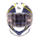 Casco Mt Fibra Kre Sv Intrepid White Yellow