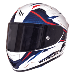 Casco Mt Fibra Kre Sv Intrepid White Red