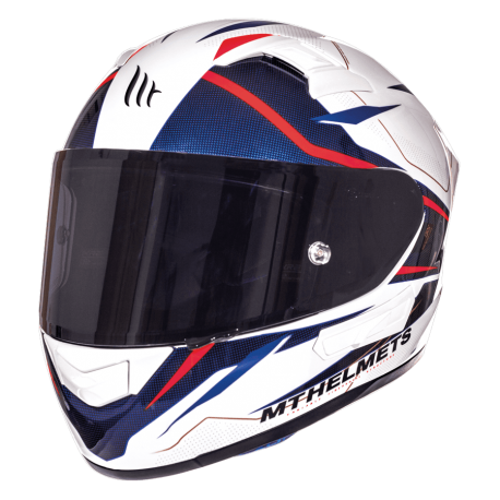 Casco Mt Fibra Kre Sv Intrepid White Red
