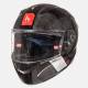 Casco Mt Fibra Kre Snake Carbon Brillo