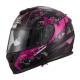 Casco Nzi Symbio 2 Duo Mega Her Negro Rosa