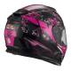 Casco Nzi Symbio 2 Duo Mega Her Negro Rosa