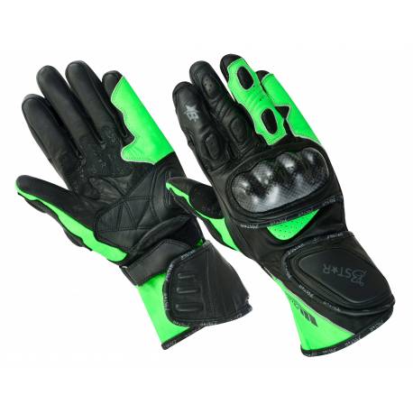 Guante deportivo BSTAR BSM 2020 RACING negro verde fluor