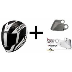 Scorpion Exo 2000 Air Poleman Blanco Negro