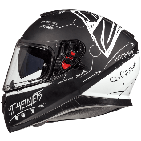 Casco Mt Thunder 3 Sv Board Blanco Negro
