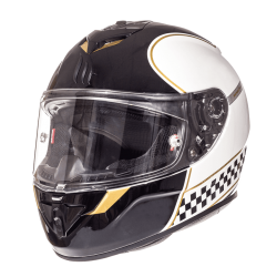 Casco MT Rapide Revival Blanco Negro