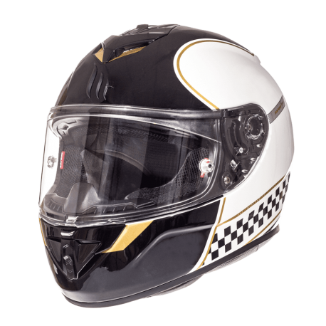 Casco MT Rapide Revival Blanco Negro