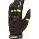 Guante piel verano Rainers Road Negro Fluor