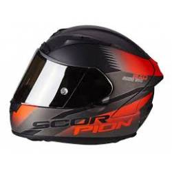 casco SCORPION EXO 2000 Evo Air Volcano Silver Black Neon Red