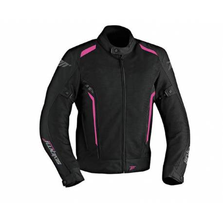 Chaqueta MT Seventy JT36 Verano Touring Black Pink Chica