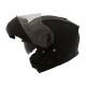 casco modular negro mate shiro sh 507
