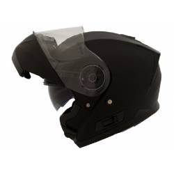 casco modular negro mate shiro sh 507