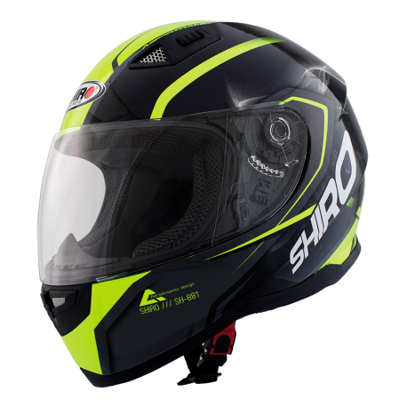 Casco Integral Shiro SH-881 Motegi Fluor