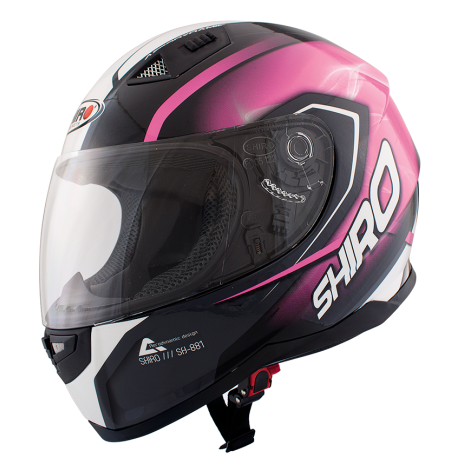 Casco Integral Shiro SH-881 Motegi Rosa