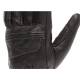 Guante chica Rosa Negro piel Rainers Diana perforado