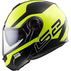 Casco Modular LS2 Strobe Zone Negro Amarillo