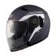 Casco Convertible Shiro Soul SH-414 Negro Blanco