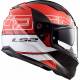 LS2 STREAM CASCO EVO FF320 KUB NEGRO ROJO