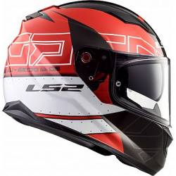 LS2 STREAM CASCO EVO FF320 KUB NEGRO ROJO