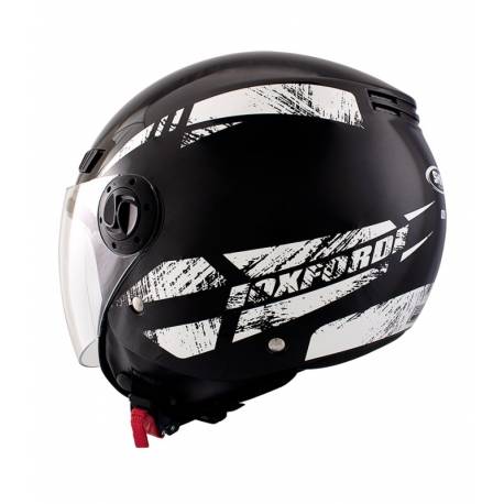 Shiro SH-62 OXFORD Casco Jet Negro Mate