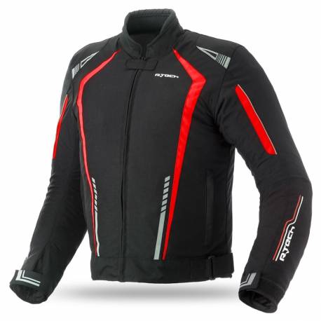 Cazadora R-Tech Marshal Textil Negra Roja
