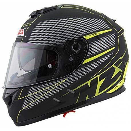Casco NZI Symbio2 Duo Graphics Fiber Volt Black Yellow