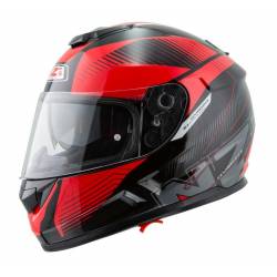 Casco NZI Symbio 2 Duo Indy Negro Rojo