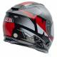 Casco NZI Symbio 2 Duo Mega Negro Rojo