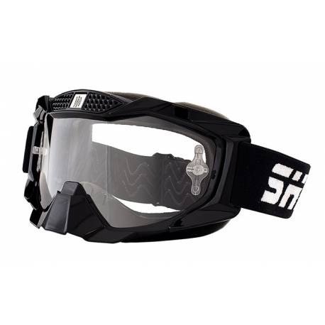 Gafas de cross Shiro ANTIVAHO Negras