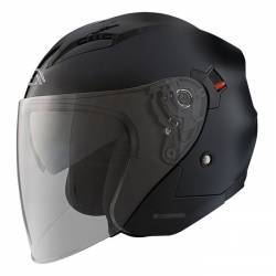 Casco Jet Shiro SH-450 Tour Negro Mate