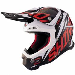 Casco Cross Shiro MX-917 Thunder Red