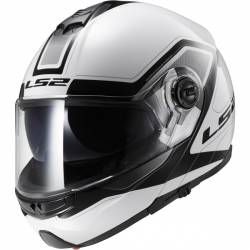 Casco Modular LS2 Strobe Civik White Black
