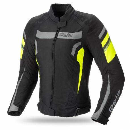 Cazadora Bela Lady Rider Negra Amarilla