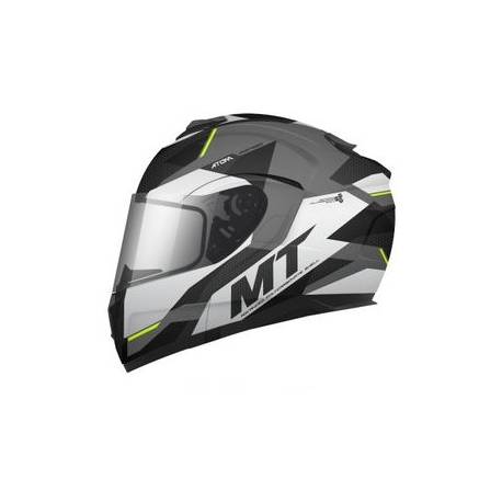 Casco Modular MT ATOM SV Transcend Gris Brillo