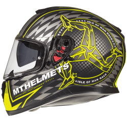Casco Mt Thunder 3 Sv Isle of Man Black Yellow