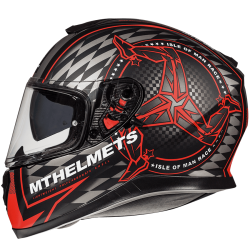 Casco Mt Thunder 3 Sv Isle of Man Black Red