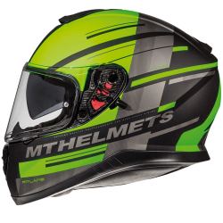 Casco Mt Thunder 3 Sv Pitlane Verde Fluor