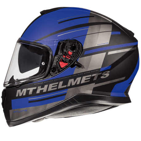 Casco Mt Thunder 3 Sv Pitlane Azul Mate