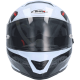 Casco Integral Shiro SH-351 Fibra Speed Blanco Negro Rojo
