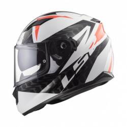 LS2 Stream Evo FF320 Commander Blanco Negro Rojo