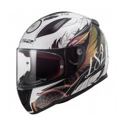 LS2 Rapid FF353 Boho Blanco Negro Rosa