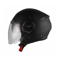 Casco Jet Unik CJ-11 Negro Mate