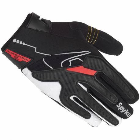 Guante Spyke Tech Short Stretch Negro Blanco
