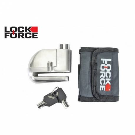 Candado Disco Con Alarma Cromado