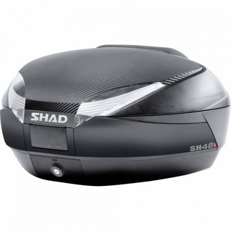 Maleta Shad Sh 48 + Respaldo + Tapa De Carbono De Regalo